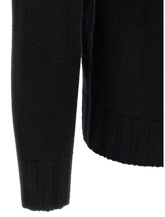 Свитер OLIVER LATTUGHI Cashmere V-sweater (U211WSBLACK) #