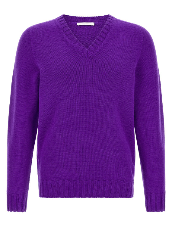 Свитер OLIVER LATTUGHI Cashmere sweater (U211WSPURPLE) #1