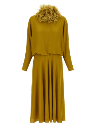 Платье миди VALENTINO GARAVANI Valentino Garavani georgette dress
