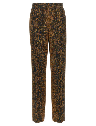 Брюки TWIN SET Python print pants
