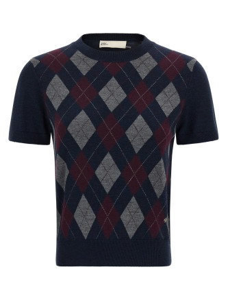 Свитер TORY BURCH Argyle sweater