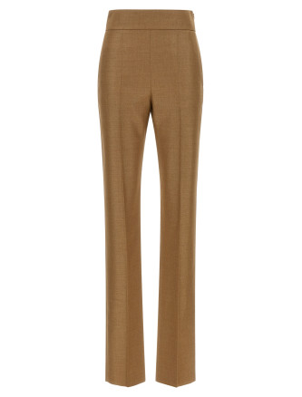 Брюки VALENTINO GARAVANI Valentino Garavani Textured Silk Wool pants