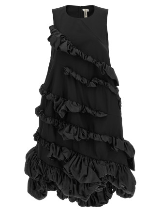 Мини-платье COMME DES GARÇONS Sculptural ruffles dress