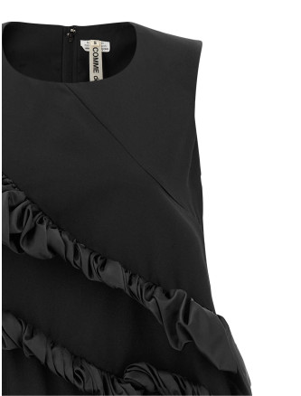 Мини-платье COMME DES GARÇONS Sculptural ruffles dress (GRO0081) #