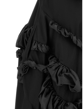 Мини-платье COMME DES GARÇONS Sculptural ruffles dress (GRO0081) #