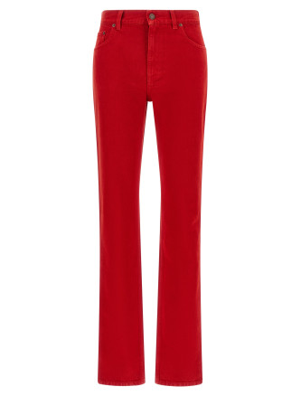Джинсы CHLOÉ Garment-dyed denim jeans