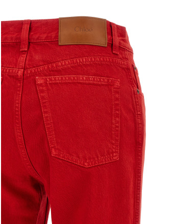 Джинсы CHLOÉ Garment-dyed denim jeans (CH26WDP21159656) #