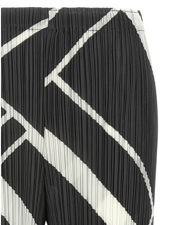 Брюки PLEATS PLEASE ISSEY MIYAKE 'Fold Line' (PP68JF68417) #