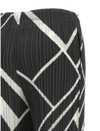 Брюки PLEATS PLEASE ISSEY MIYAKE 'Fold Line' (PP68JF68417) #