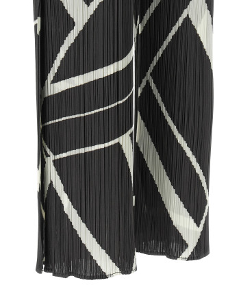 Брюки PLEATS PLEASE ISSEY MIYAKE 'Fold Line' (PP68JF68417) #