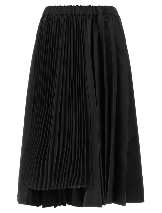Юбка COMME DES GARCONS BLACK Asymmetrical pleated skirt