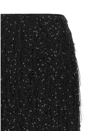 Юбка миди TWIN SET Sequin embroidery skirt (262TT208200006) #