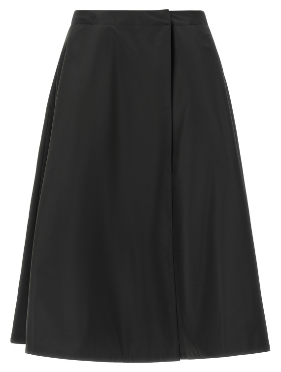 Юбка миди MONCLER Padded taffeta skirt (L20932D00040598AK999) #1
