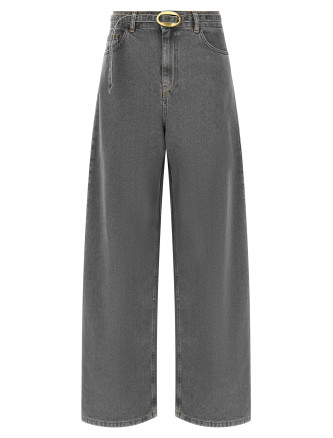 Джинсы TWIN SET Belted jeans