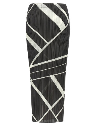 Юбка макси PLEATS PLEASE ISSEY MIYAKE 'Fold Line' (PP68JG68517) #