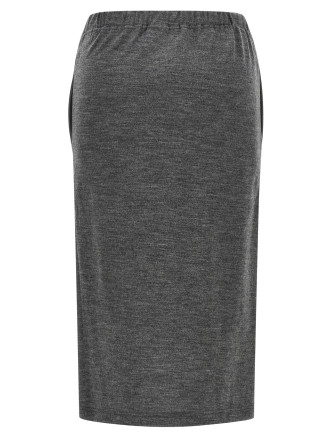 Юбка миди JUNYA WATANABE Mélange wool skirt (JRS0102) #