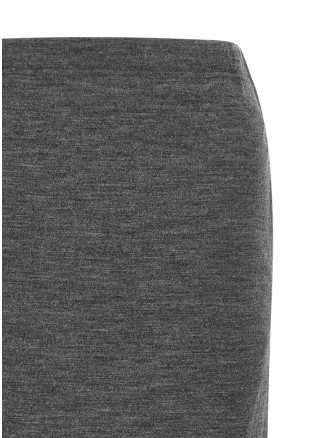 Юбка миди JUNYA WATANABE Mélange wool skirt (JRS0102) #