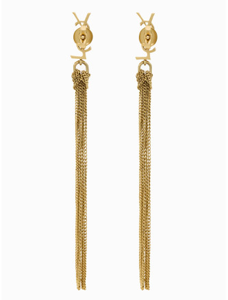 Серьги SAINT LAURENT 'Cassandre' (803195Y15008030) #