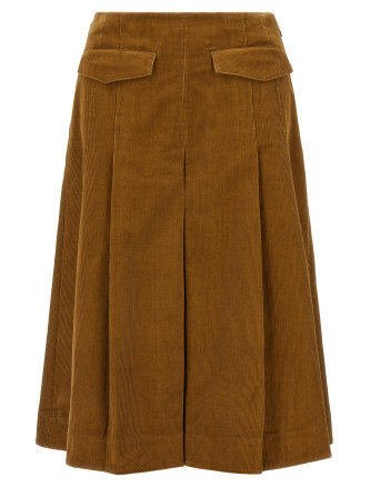 Юбка миди TORY BURCH Corduroy skirt