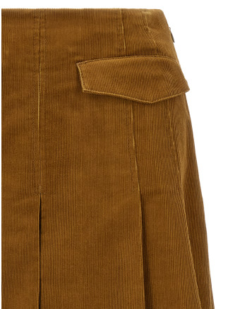 Юбка миди TORY BURCH Corduroy skirt (185588291) #