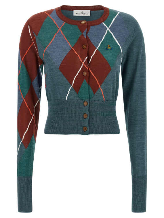 Кардиган VIVIENNE WESTWOOD 'Argyle Cropped' (18030083C00A0O101) #1