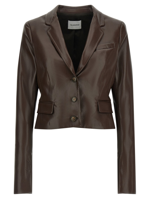 Жакет THE ANDAMANE 'Zefira' (T203060ATNP152DARKBROWN) #1