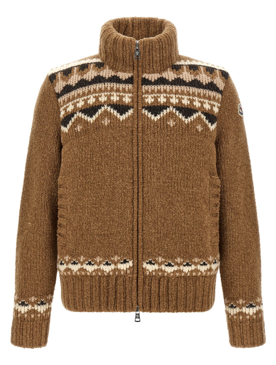 Кардиган MONCLER Geometric bouclé cardigan (L20919B00033M7773P22) #1