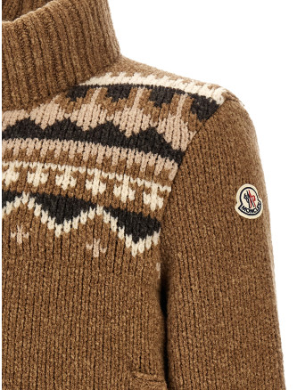 Кардиган MONCLER Geometric bouclé cardigan (L20919B00033M7773P22) #