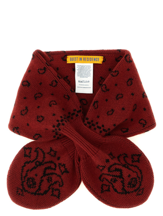 Шарф GUEST IN RESIDENCE 'Bandana Bowtie' (A28819ALCARMINEBLACK) #1