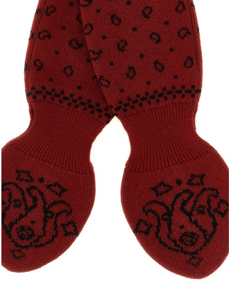 Шарф GUEST IN RESIDENCE 'Bandana Bowtie' (A28819ALCARMINEBLACK) #