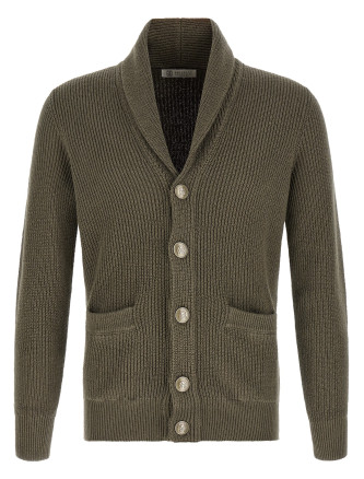 Кардиган BRUNELLO CUCINELLI Malfilé cotton cardigan
