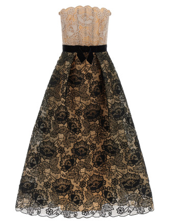 Платье миди ELIE SAAB Guipure lace dress