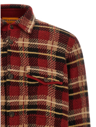Рубашка GUEST IN RESIDENCE 'Plaid Work' (M35710AMCARMINECOMBO) #