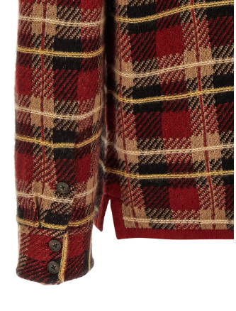 Рубашка GUEST IN RESIDENCE 'Plaid Work' (M35710AMCARMINECOMBO) #