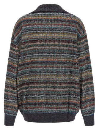 Футболка MISSONI Lamé yarn polo shirt (DS26WN34BC006QSMSQW) #