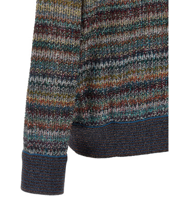 Футболка MISSONI Lamé yarn polo shirt (DS26WN34BC006QSMSQW) #