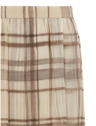 Юбка миди BRUNELLO CUCINELLI Organza skirt (MP199G4096C015) #