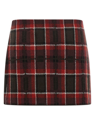 Мини-юбка GUEST IN RESIDENCE Tartan skirt (W50119JMCARMINECOMBO) #