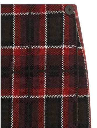 Мини-юбка GUEST IN RESIDENCE Tartan skirt (W50119JMCARMINECOMBO) #
