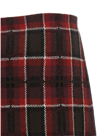 Мини-юбка GUEST IN RESIDENCE Tartan skirt (W50119JMCARMINECOMBO) #
