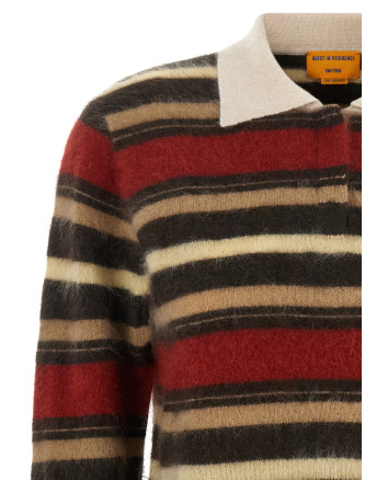 Футболка GUEST IN RESIDENCE 'Grizzly Cropped Rugby' (W47110JMCARMINECOMBO) #