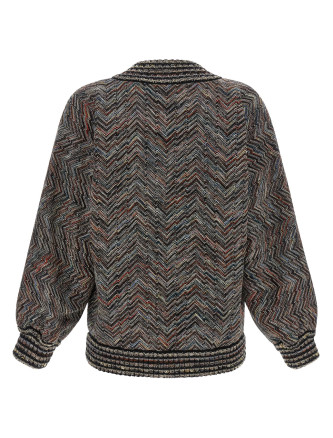 Куртка MISSONI Chevron knit bomber jacket (DS26WC0BBC006MSMSQT) #