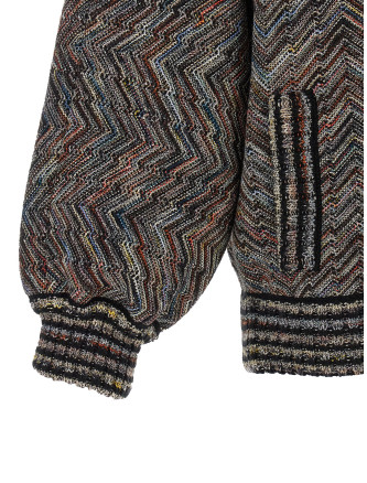 Куртка MISSONI Chevron knit bomber jacket (DS26WC0BBC006MSMSQT) #
