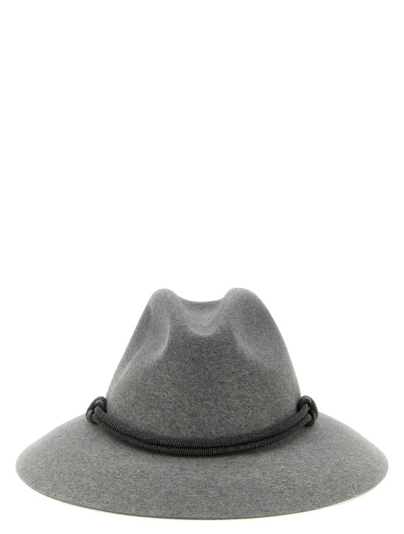 Головной убор BRUNELLO CUCINELLI Felt hat (MCAP90232C073) #1