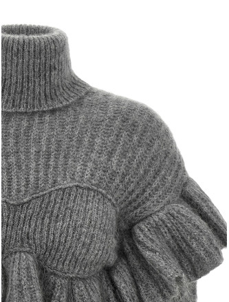 Свитер ELISABETTA FRANCHI Ruffle sweater (MK43T67E2431) #