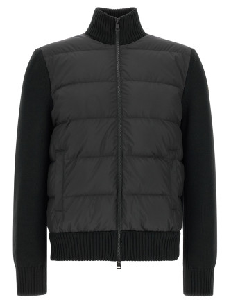 Кардиган MONCLER Two-material cardigan