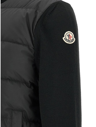 Кардиган MONCLER Two-material cardigan (L20919B00027M1131999) #