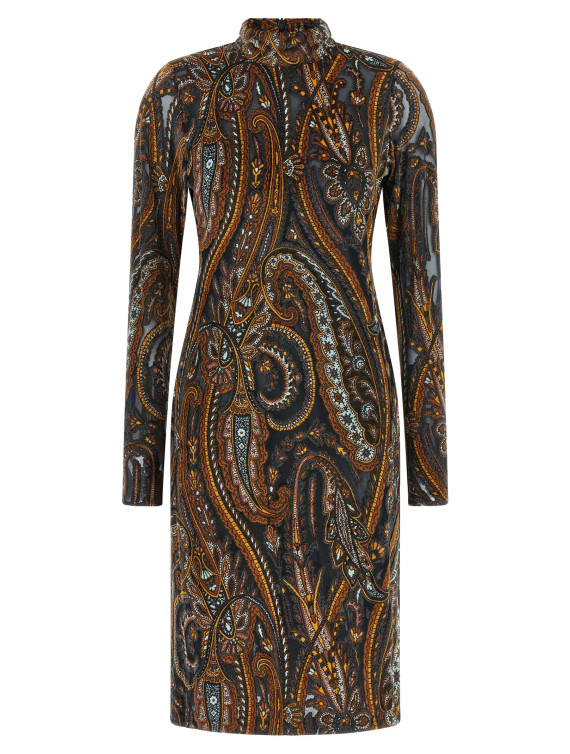 Мини көйлек ETRO Jacquard chenille dress (WRHA023799JJD1FS9885) #1