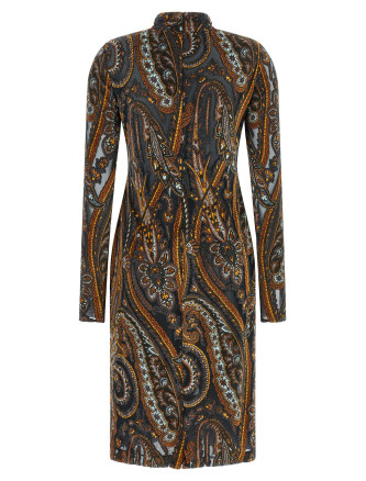 Мини көйлек ETRO Jacquard chenille dress (WRHA023799JJD1FS9885) #