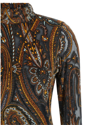 Мини көйлек ETRO Jacquard chenille dress (WRHA023799JJD1FS9885) #